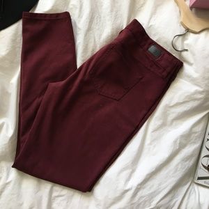 CELEBRITY PINK maroon skinny jeans